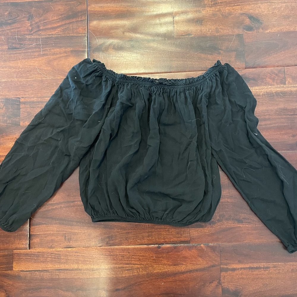 brandy off the shoulder blouse